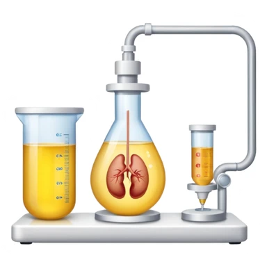 kidney and urine test sticker