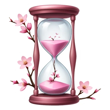 Cherry Blossom hourglass sticker