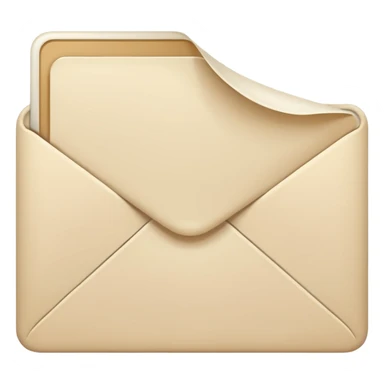 Letter color pale beige creamy sticker