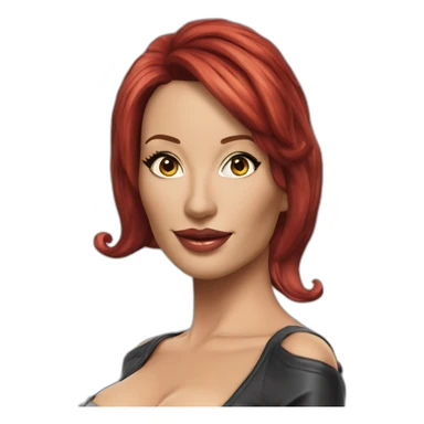 Bianca Beauchamp hyperréaliste sticker