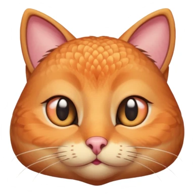 A shy but handsome turkey cat batting his long eyelashes and blushing sticker
