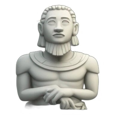moaï statue sticker