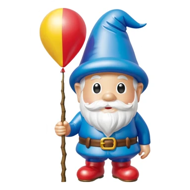   jeff koons style garden gnome inflatable SPAM balloon art sticker