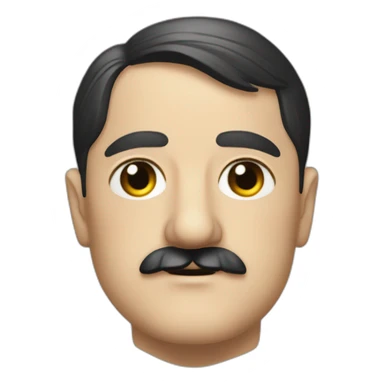 Adolf hitler with a béer sticker