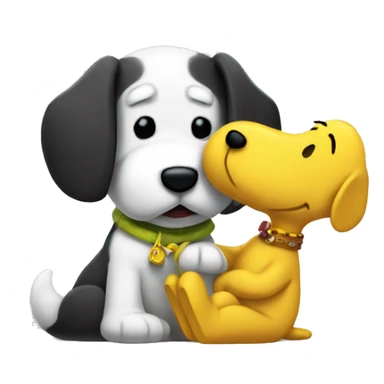 Snoppy and woodstock sticker