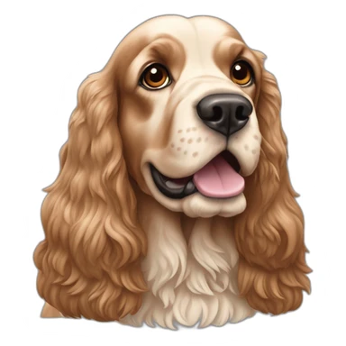 Dog-english-cocker-spaniel-full-body sticker