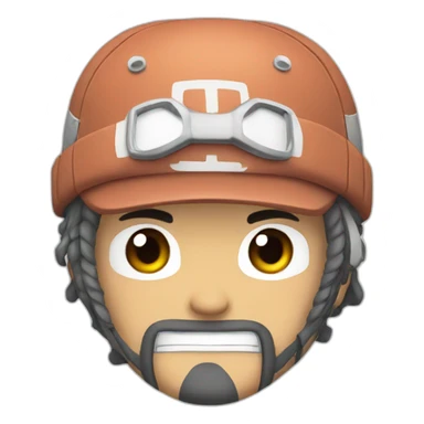 chopper one piece sticker