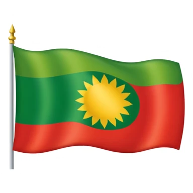 Kurdish flag sticker