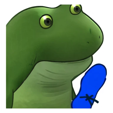 Tiburón con zapatos azules sticker