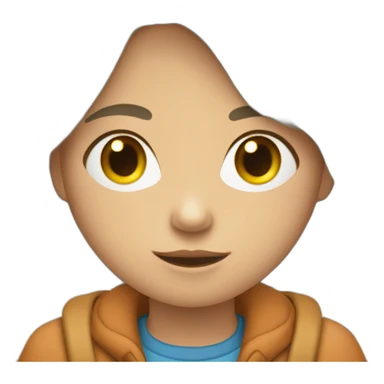 une fille sur un garçon sticker