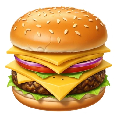 Pinapple in a burger sticker