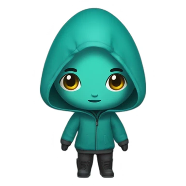 squid game doll sticker