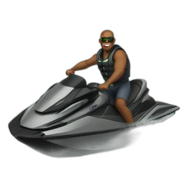ryab on a jetski sticker