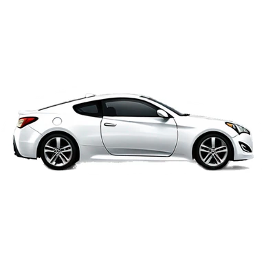 Red 2015 Hyundai genesis coupe sticker