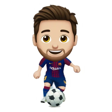 messi goal against real madrid sticker
