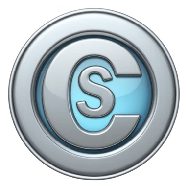 Create a custom emoji badge featuring a stylized, letter “S”. Style it in the Silver rank aesthetic from League of Legends. Use clean silver metals, cool highlights, smooth reflections, and a crisp modern frame. Sleek and clear at small sizes.
 sticker