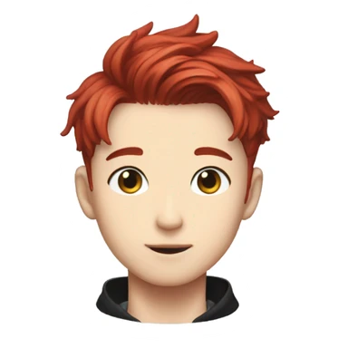 Stray Kids Felix red hair sticker