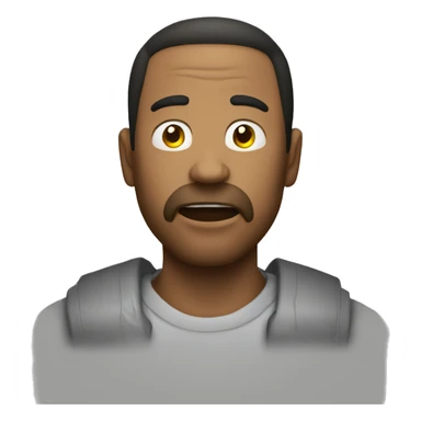 Emoji qui se mord les doigt (stress) sticker