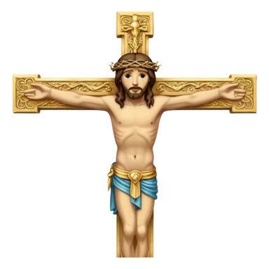 jesus cross logo sticker