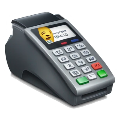 Debit card swiping payment terminal sticker