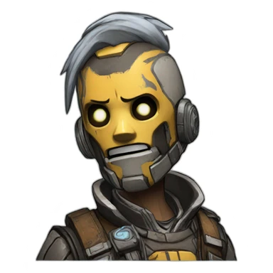 zero from borderlands 2 sticker