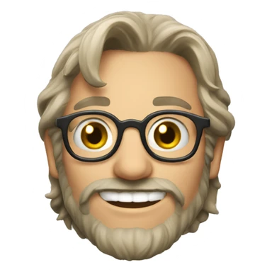 nerdy lotr smile sticker