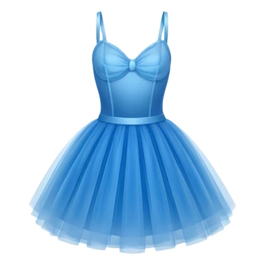 cinematic-realistic-blue-tutu,-layers-of-fine,-soft-tulle-forming-a-voluminous-and-airy-skirt,-delicate-folds-catching-the-light,-slightly-frayed-edges-adding-authenticity,-glowing-softly-with-a-warm-and-ethereal-elegance sticker