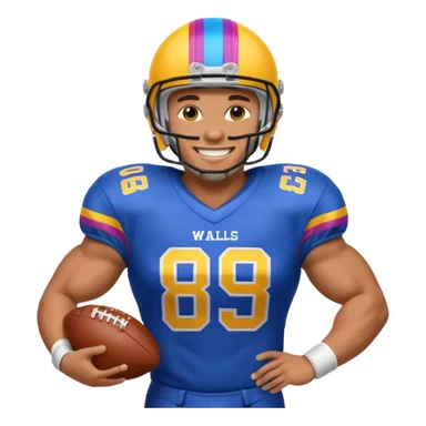 A LGBTQ American football player more LGBTQ  sticker