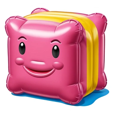 SPAM meat jeff koons style inflatable sculpture french art  sticker