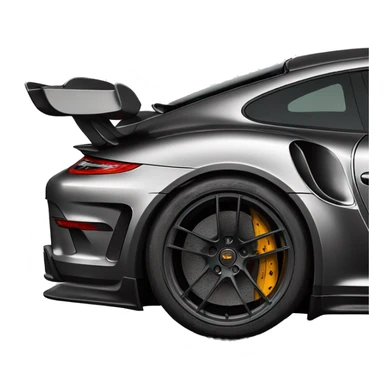 porsche gt3 rs black sticker