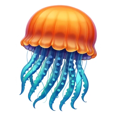 jellyfish with unique design and color but i want a simple one sticker