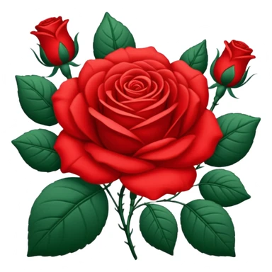 brasão com rosas condessa vermelha sticker