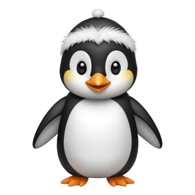Pinguino con pillama sticker