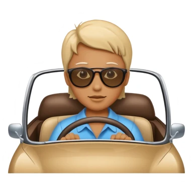 Simit araba kullanıyor sticker