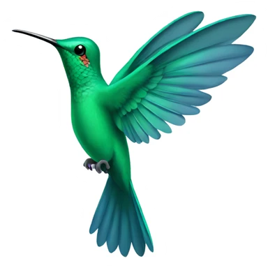 Humming bird sticker