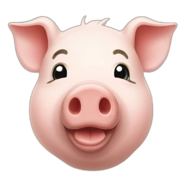 Cochon court ferme sticker