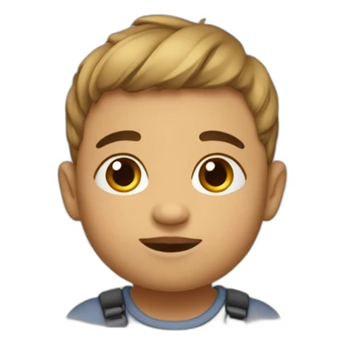 Bébé qui boude sticker