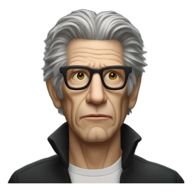 david cronenberg telling me that i only want him for his mind sticker
