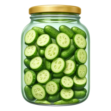 a jar of pickled cucumbers






 sticker