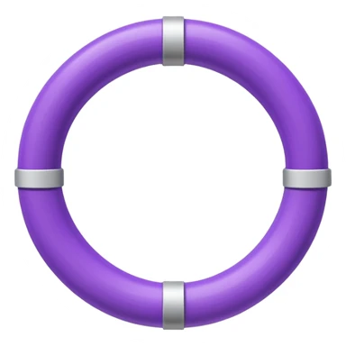 purple hula hoop sticker