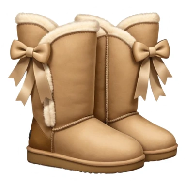 Uggs with bows sticker