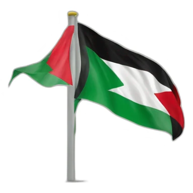drapeau de la palestine sticker