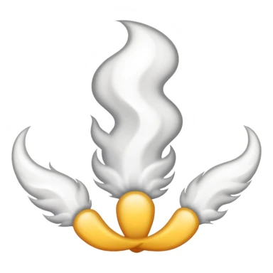 3 plumes blanches sticker