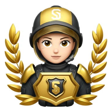 Rainbow Six Siege champion ranked icon sticker