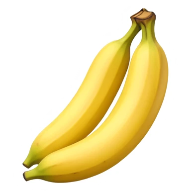 cartoon single banana emoji sticker