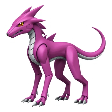 Heliolisk-Sergal-Cyclizar-Genesect-Pokémon, full body sticker