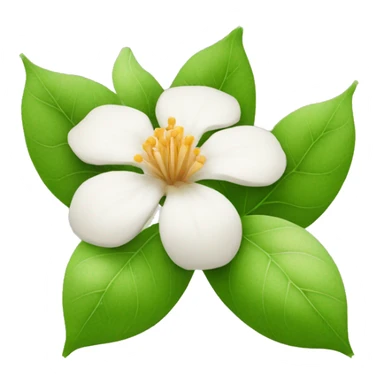 (Apple Emoji) Ashwagandha with flower  sticker
