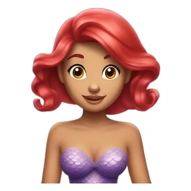 arielle the little mermaid sticker