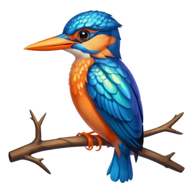 kingfisher bird sticker