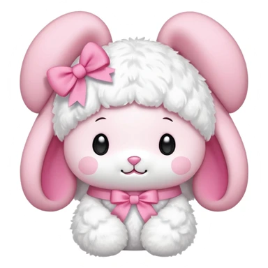 My melody ribbon sticker